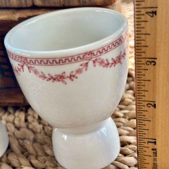 Red and White Egg Cups - Picture 4 of 7